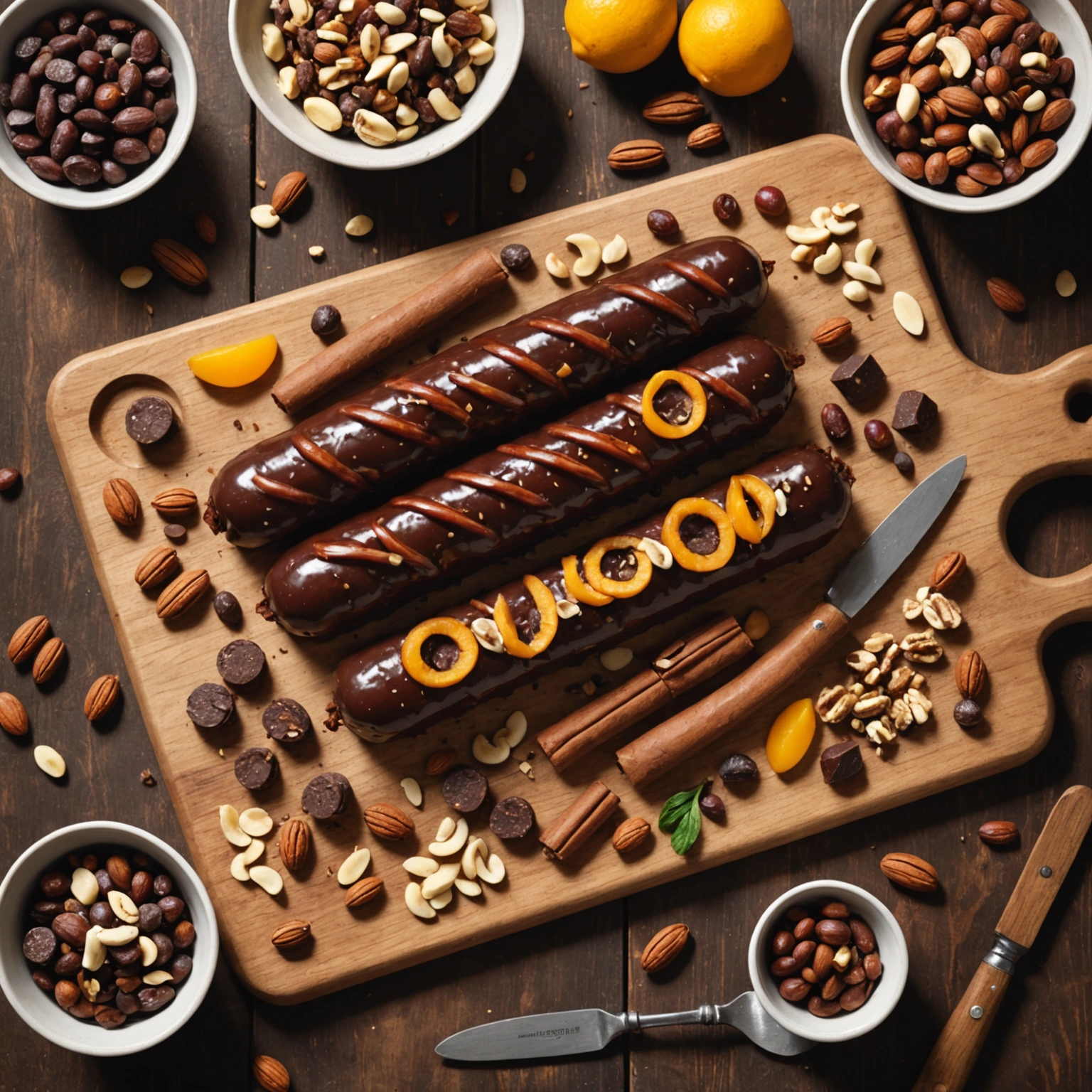 Шоколадная колбаска: маленькое удовольствие с большим вкусом